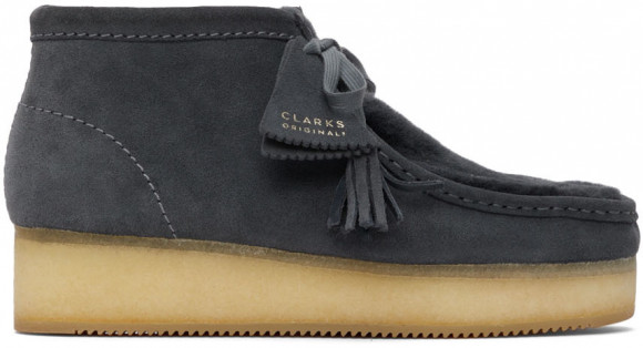 Clarks Originals Grey Wallabee Wedge Boots - 26163280