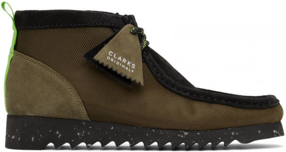 Clarks Originals Green & Black WallabeeBt 2.0 Boots - 26163438