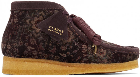 Clarks Originals 酒红色 Wallabee 踝靴 - 26163920