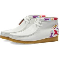 Clarks Originals x One School Wallabee Boot Sneakers in White Combi - 2616797-WHT