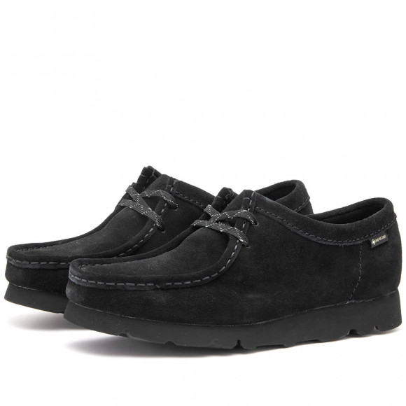 black leather clarks