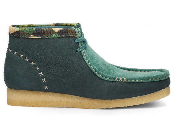 Clarks Originals Wallabee Boots END. Artisan Craft Green - 26172494/END-26172494-GRN