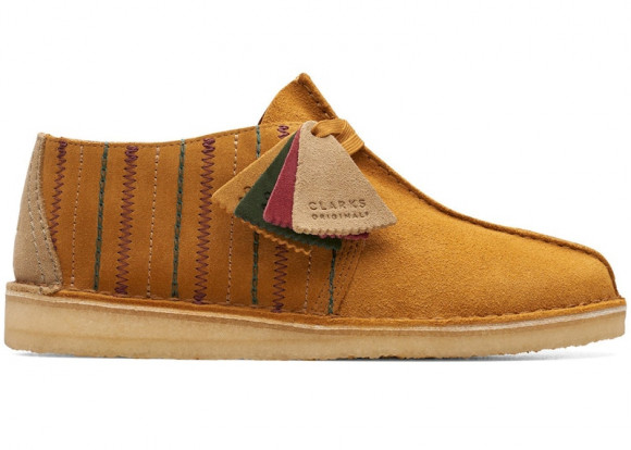 Clarks Originals Men's Desert Trek Dancehall in Dark Ochre Suede - 26174507