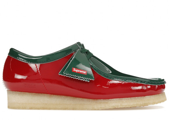 Clarks Supreme x Wallabee 'Patent Leather Pack - Green Red' | Men's Size 11 - 26176853