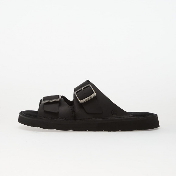 Sneakers Clarks Solsbury Strap Black Leather - 261808857