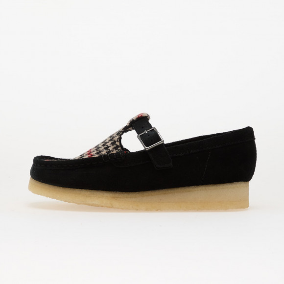 Sneakers Clarks Originals Wallabee T Bar Black Tweed Comb - 261838114
