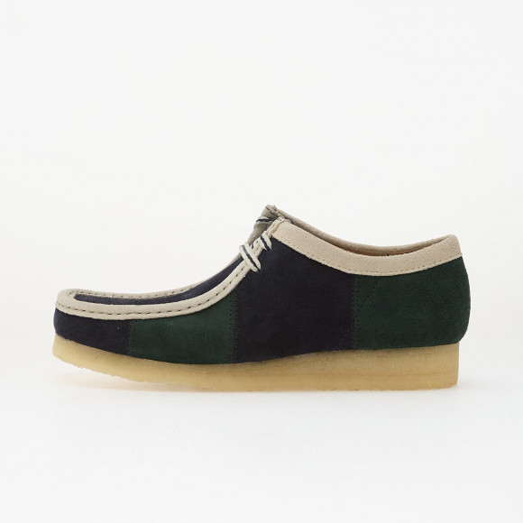 Sneakers Clarks Originals Wallabee Blue/ Green Strip - 26185545