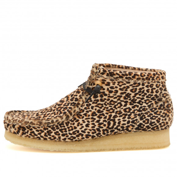 Clarks Originals Women's Leopard Wallabee Boot Leopard Print - 26185623