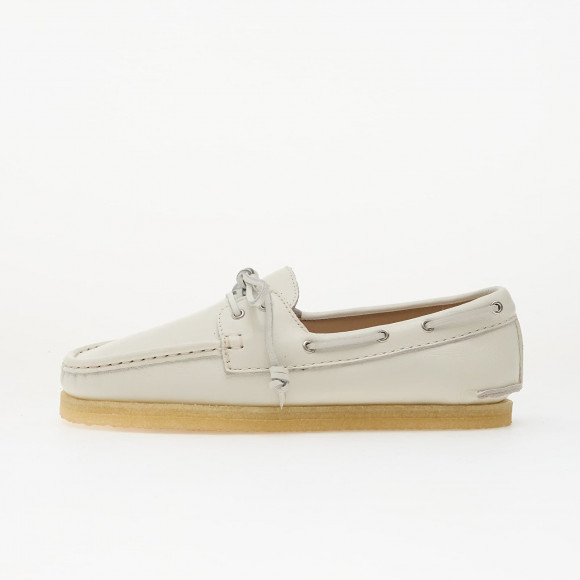 Sneakers Clarks Originals Godney Boat. White Grain Lea - 26186475
