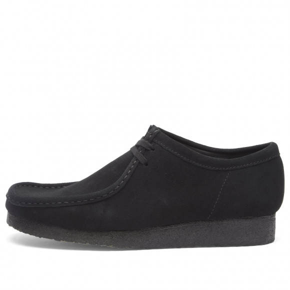 Clarks Originals Men's Wallabee in Black Suede - 26188315-BLK