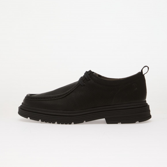 Sneakers Clarks Badbury Seam Black Leather - 263201487