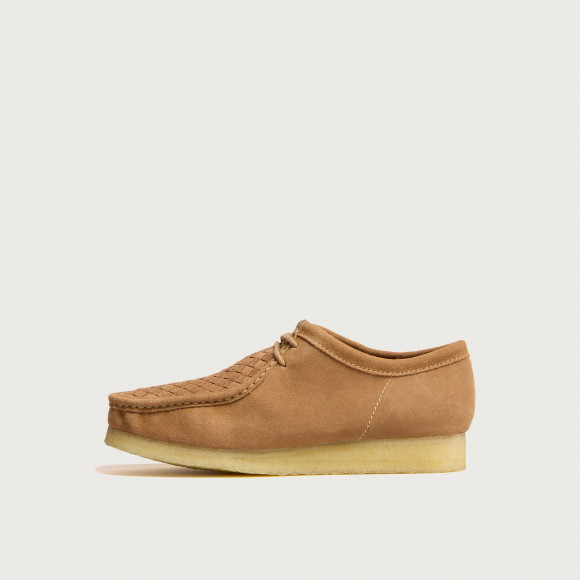 Clarks Originals Men's Woven Wallabee in Tan Weave - 26327511-NEU
