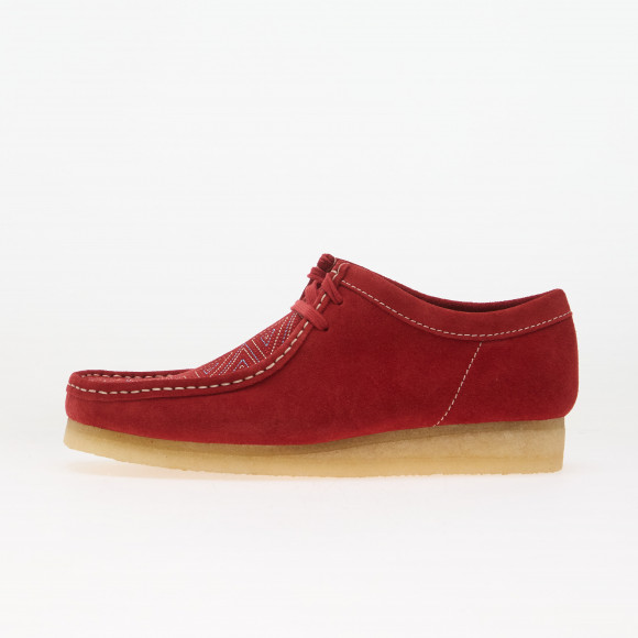 Shoes Clarks Wallabee Red Interest 12 - 263275937