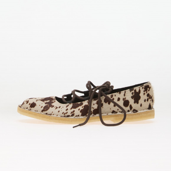 Sneakers Clarks DSRT Jane Lace Brown Cow Print - 263293064