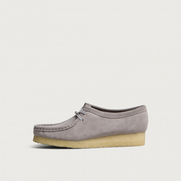 Clarks Originals Women's Wallabee in Ash Suede - 26329404