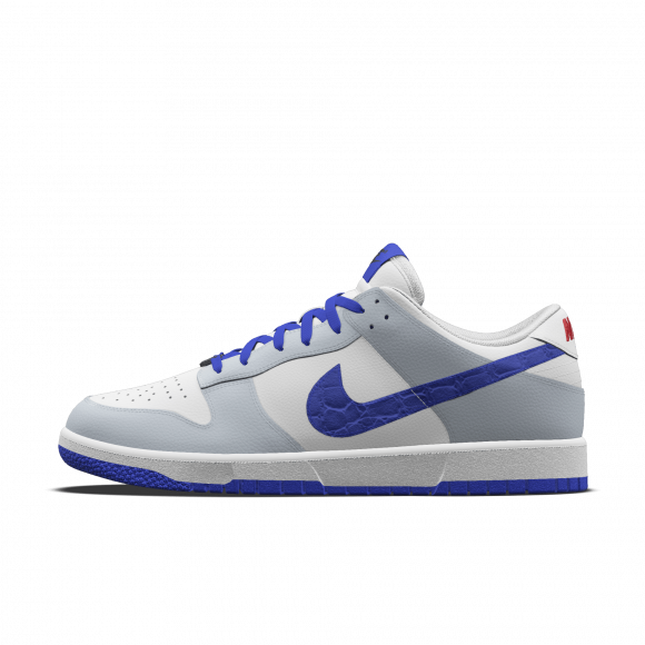Sapatilhas personalizáveis Nike Dunk Low Unlocked By You - Cinzento - 2640686426