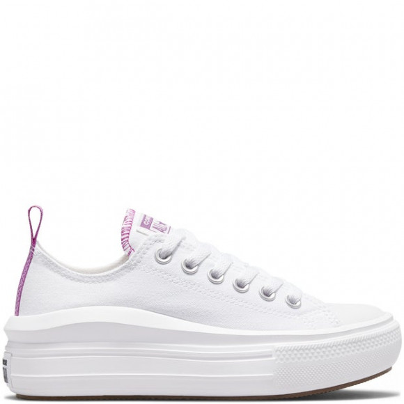 Converse  Chuck Taylor All Star Move Canvas Color Ox  girls's Shoes (Trainers) in White - 271717C