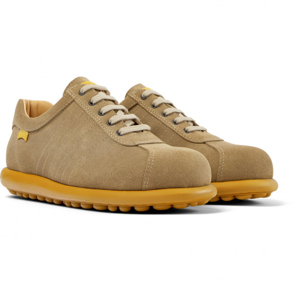 Camper Pelotas - Casual For Women - Beige, Suede - 27205
