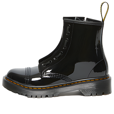 Dr.Martens Sinclair Bex J Patent Leather 8 Martin boots Big Boys Black - 27237001