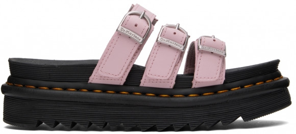 Dr. Martens Pink Blaire Slide Sandals - 27294279