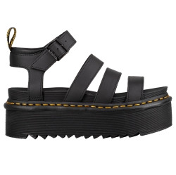 Dr. Martens Black Blaire Quad Platform Sandals - 27296001