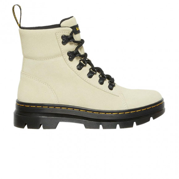 Dr. Martens Wmns Combs Suede Utility Boot 'Cream' | Women's Size 6 - 27342282
