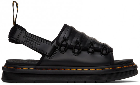 Dr. Martens Black Suicoke Edition Smooth Leather Mura Sandals - 27392001