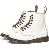 Dr. Martens Men's 1460 Vintage 8-Eye Boot - Made in England in White Quilon - 27452100