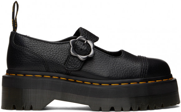 Dr. Martens 黑色 Addina Flower 玛丽珍鞋 - 27644001