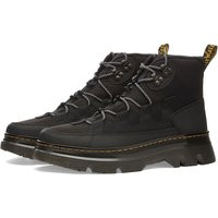 Dr. Martens Men's Boury 8-Tie Boot in Black Ajax/Black Extra Tough - 27831001