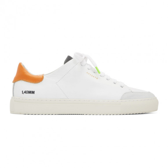 Axel Arigato White and Orange Clean 90 Triple Sneakers - 28487