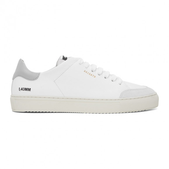 Axel Arigato White and Grey Clean 90 Sneakers