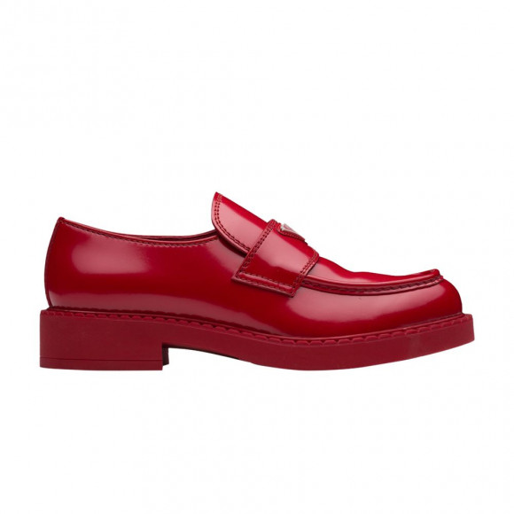 Prada Chocolate Loafer 'Scarlet' | Red | Men's Size 7 - 2DE127-055-F0D56