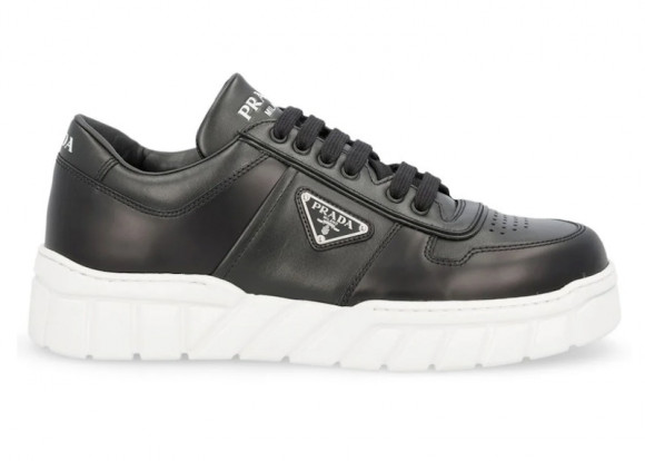 Prada Leather Sneakers 'Black' - 2EE378-3LJ6-F0632
