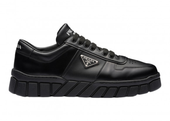 Prada Voluminous Sneakers Leather Black Black - 2EE378_3LJ6_F0002