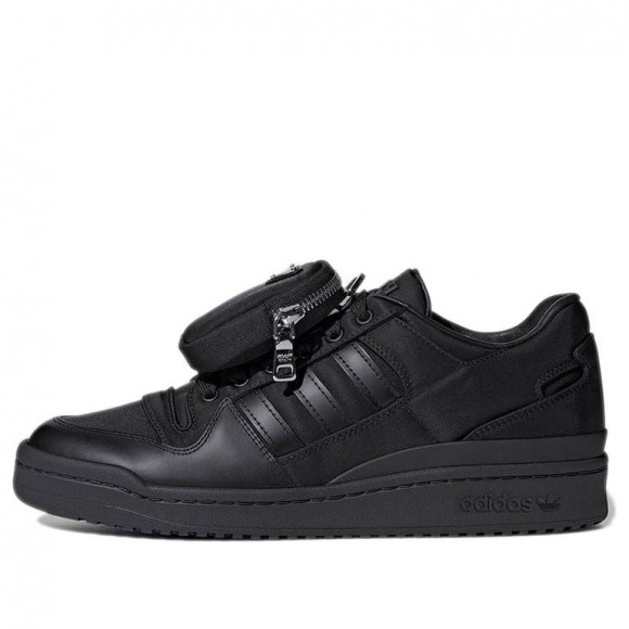 PRADA x Adidas originals Unisex Forum Low Re-Nylon Sneakers Black BLACK Skate Shoes 2EG390_3LJX_F0557 - 2EG390_3LJX_F0557