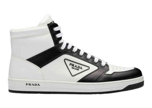 Prada District High White Black White Leather - 2TE182_3LJ6_F0964
