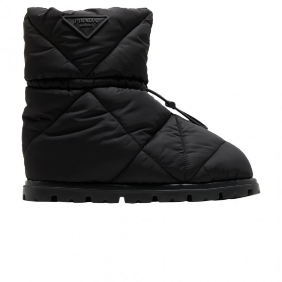 Prada Blow 19 Quilted Nylon Drawstring Boot 'Black' | Men's Size 6 - 2UE019-3LGO-F0002