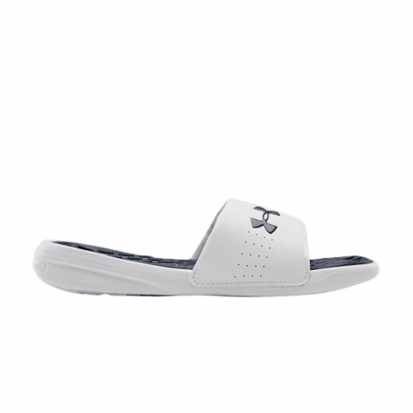 Under Armour Wmns Playmaker Fixed Strap Slide 'White Blue' - 3000063-103