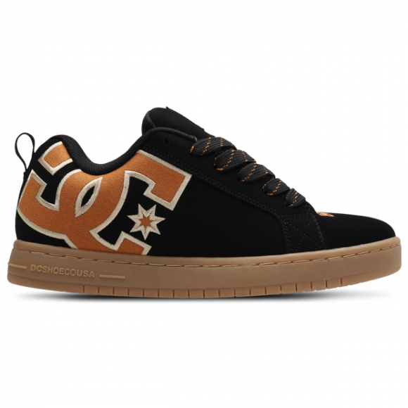 DC Sneakers Court Graffik Men's Sneakers - Black - Size 6 - Suede - 300529-009