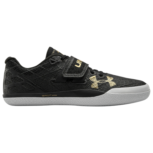 Under Armour Centric Grip - Men's Track Flats - Black / Jet Gray / Mtlc Victory Gold - 3021862-003