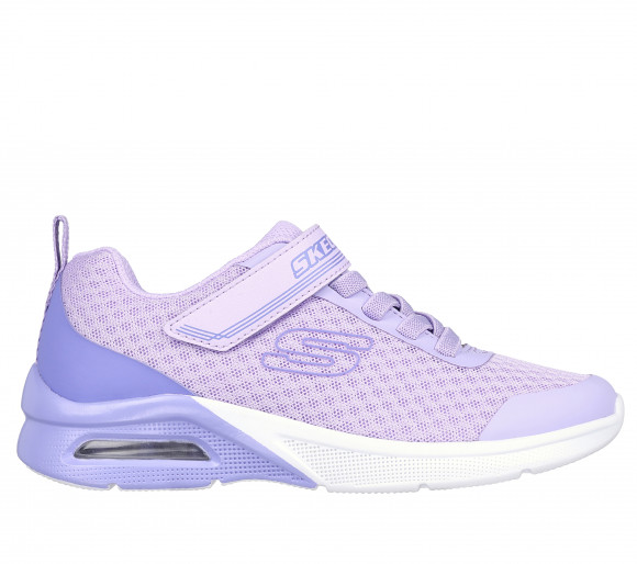 skechers connected Girls Microspec Max - Epic Brights Sneaker in Lavender - 302343L