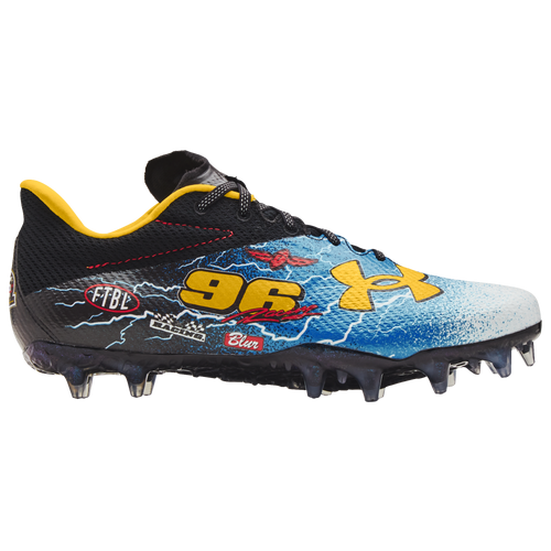 Under Armour Blur Smoke MC Men's Mid Distance Spikes Black / Taxi