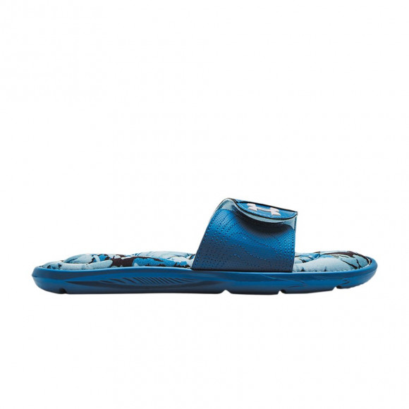 Under Armour Wmns Ignite 6 Graphic Footbed Slide 'Cruise Blue' | Women's Size 7 - 3023767-401