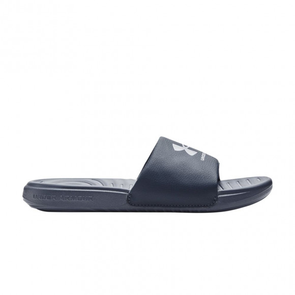 Under Armour Wmns Ansa Fixed Slide 'Downpour Grey' | Blue | Women's Size 6 - 3023772-405