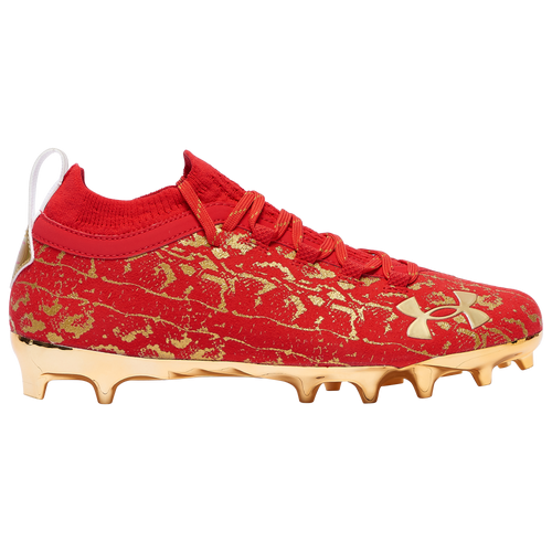 under armour cleats red
