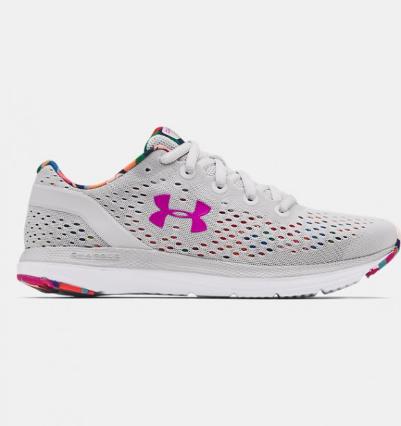 Women's UA Charged Impulse Floral Running Shoes - 3024264-100