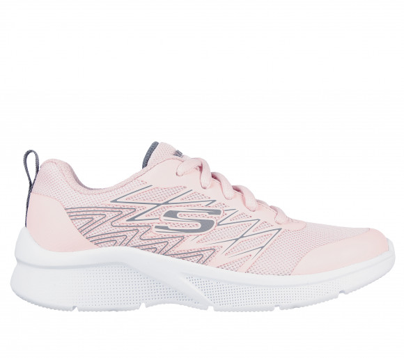 Skechers Girls Microspec - Bright Runner Sneaker in Light Pink - 302469L