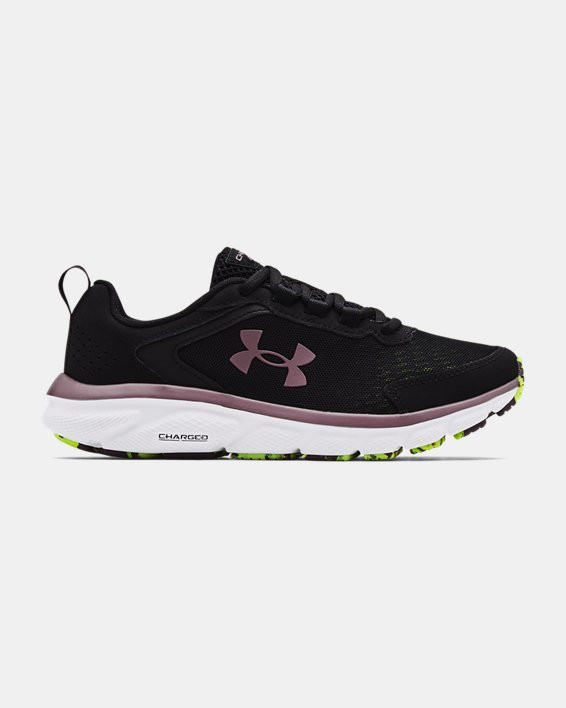 Women's UA Charged Assert 9 Marble Running Shoes - 3024853-002