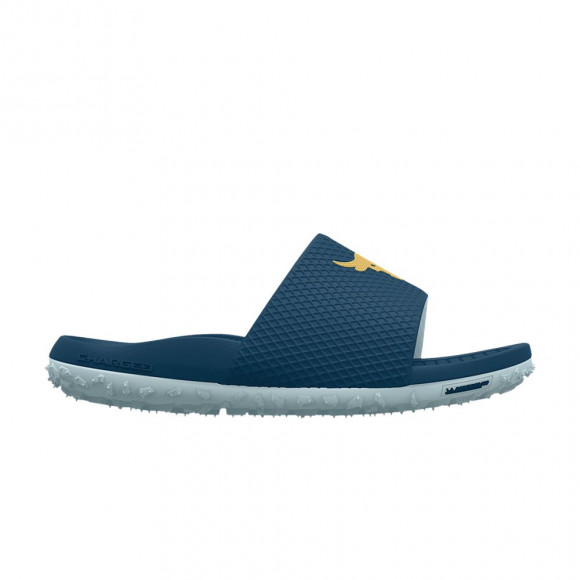 Under Armour Project Rock Slide 'Deep Sea' | Blue | Men's Size 14 - 3025237-400